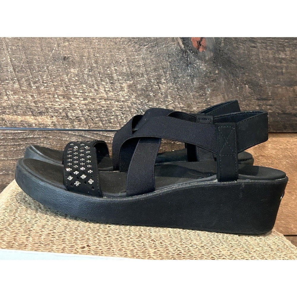 Skechers Women's Arch Fit Rumble Sandal 8 Black